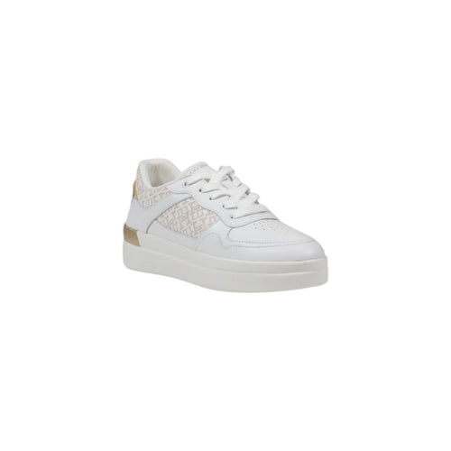 Tommy Hilfiger Cream Leather Women's Sneaker