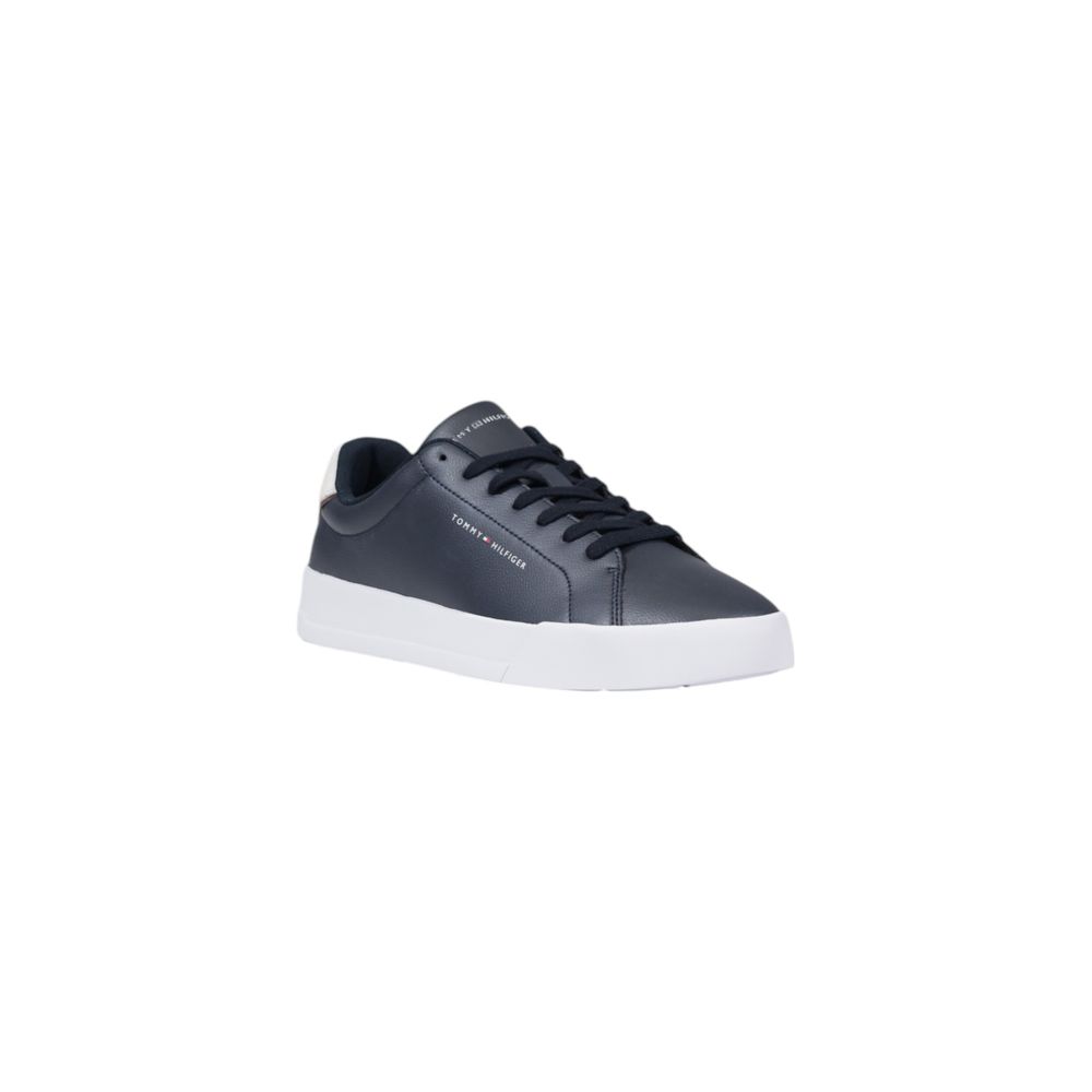 Tommy Hilfiger Blue Leather Men's Sneaker