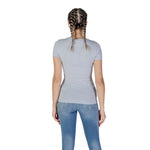 Guess Blue Cotton Tops & Women's T-Shirt