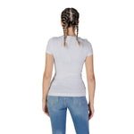 Guess White Cotton Tops & Women's T-Shirt