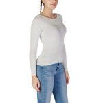 Guess White Viscose Tops & Women's T-Shirt