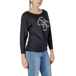 Guess Black Viscose Tops & Women's T-Shirt