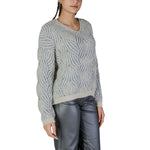 Only Blue Recycled Polyester Women's Sweater