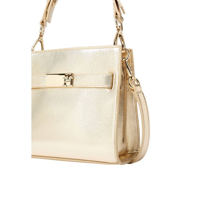 Tommy Hilfiger Gold Polyethylene Women's Handbag