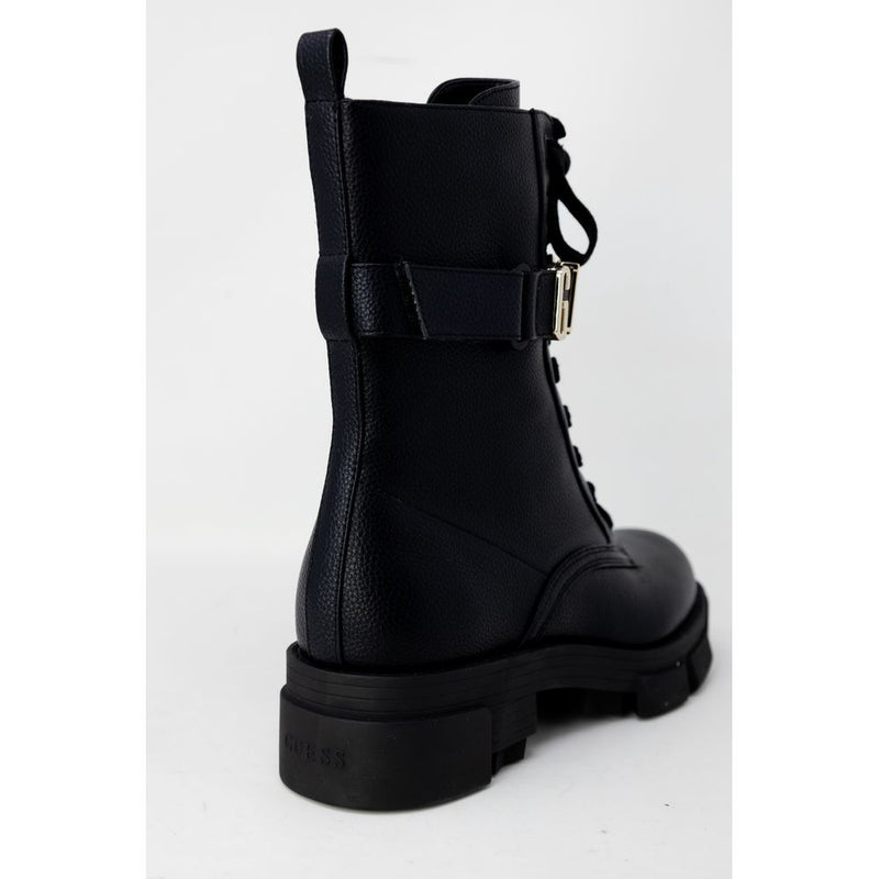 Guess Black Synthetic Leather Women's Boot