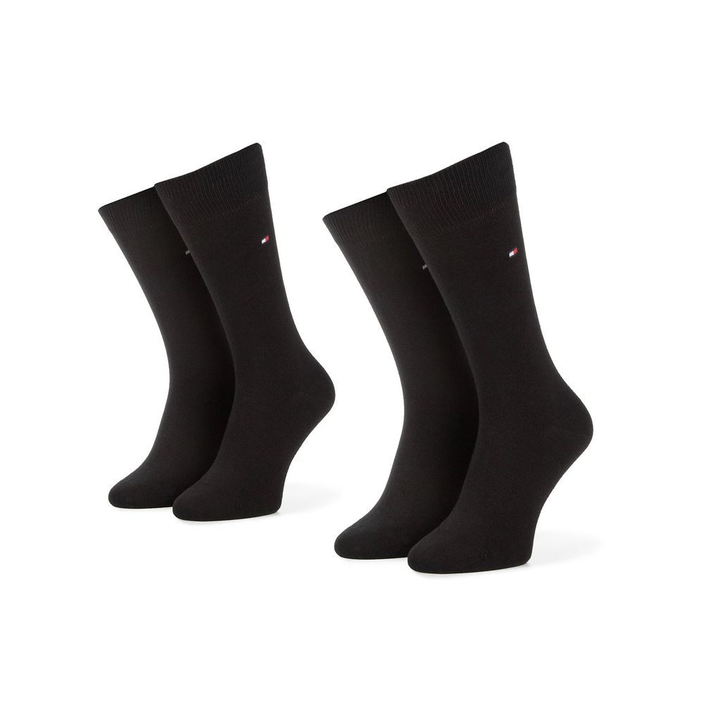 Tommy Hilfiger Black Cotton Men's Sock