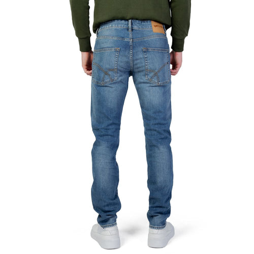 Gas Blue Cotton Jeans & Men's Pant