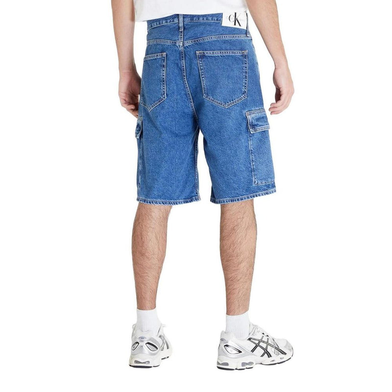 Calvin Klein Jeans Blue Cotton Men's Short