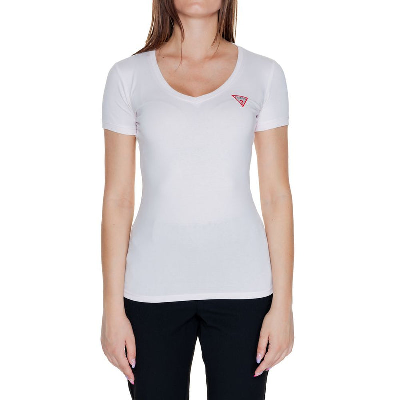 Guess Multicolor Cotton Tops & Women's T-Shirt