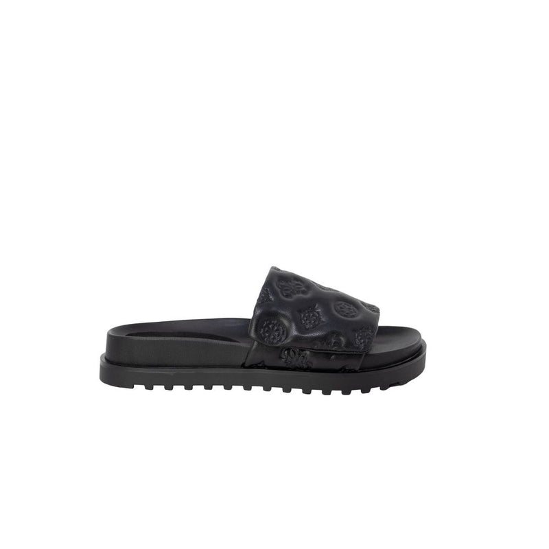 Guess Black Synthetic Material Women's Sandal