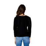 Guess Black Viscose Tops & Women's T-Shirt