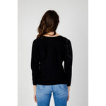 Guess Black Viscose Tops & Women's T-Shirt