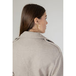 Only Beige Polyester Jackets & Women's Coat