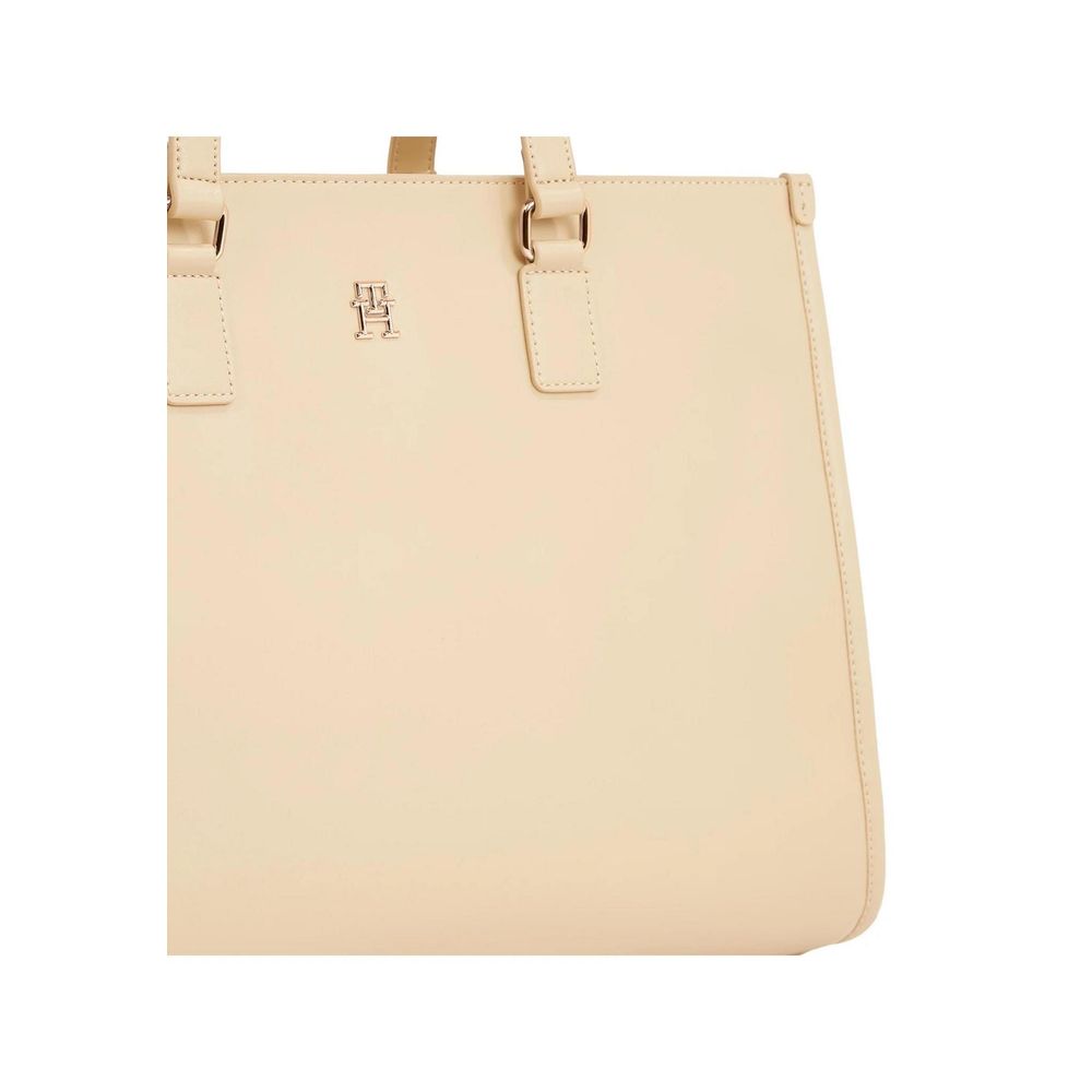 Tommy Hilfiger Beige Polyethylene Women's Handbag