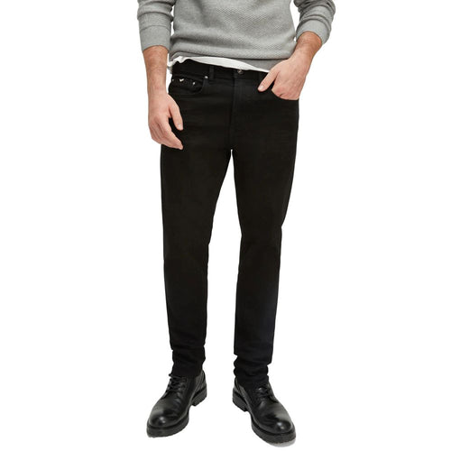 Gas Black Cotton Jeans & Men's Pant