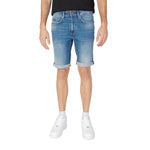 Gas Blue Cotton Men's Short