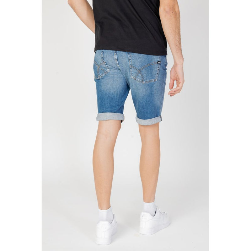 Gas Blue Cotton Men's Short