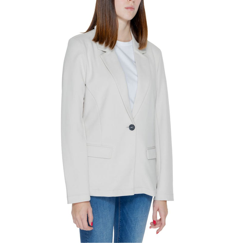 Only Beige Polyester Suits & Women's Blazer