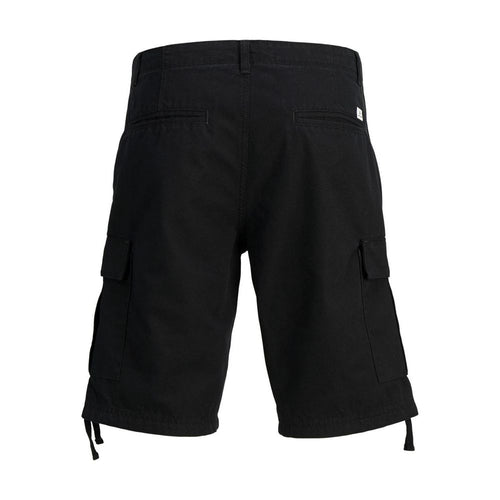 Jack Jones Black Cotton Men's Short