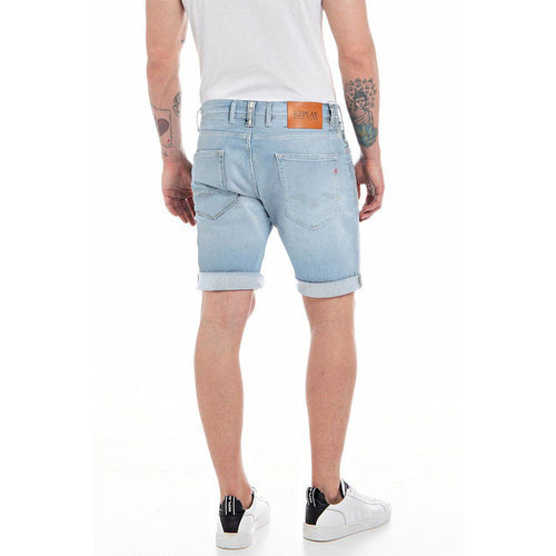 Replay Blue Cotton Men's Short