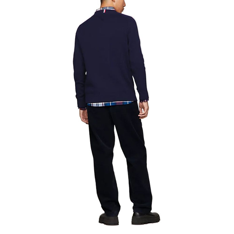 Tommy Hilfiger Blue Cotton Men's Sweater