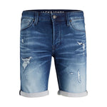 Jack Jones Blue Cotton Men's Short