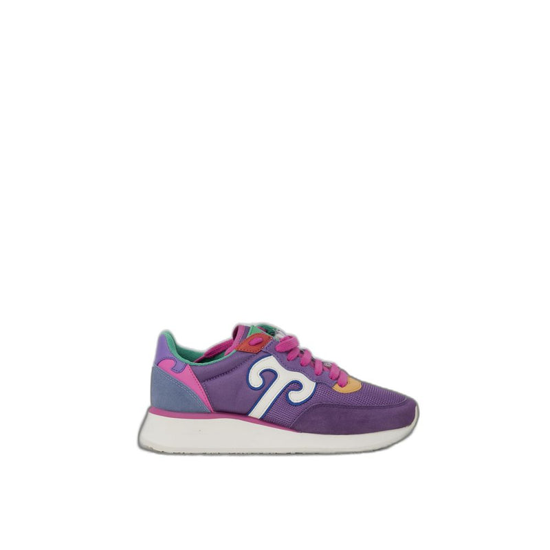 Wushu Purple Leather Women's Sneaker