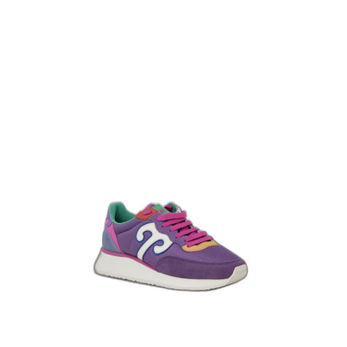 Wushu Purple Leather Women's Sneaker