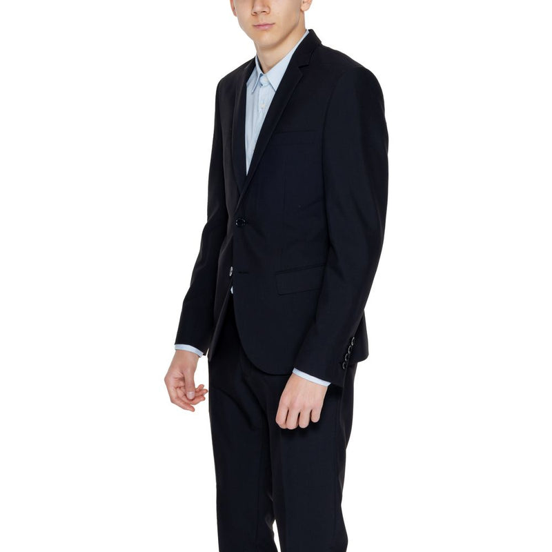 Antony Morato Black Polyester Men's Suit