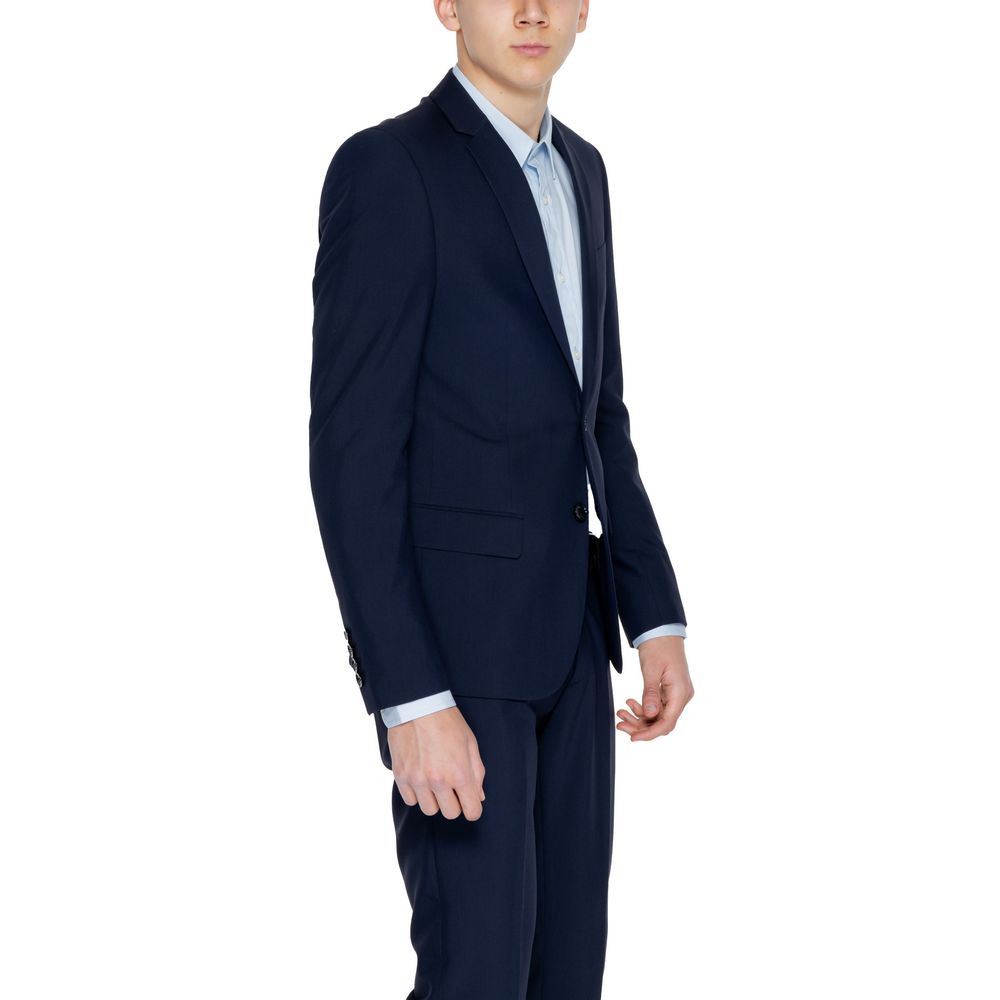 Antony Morato Blue Polyester Men's Suit