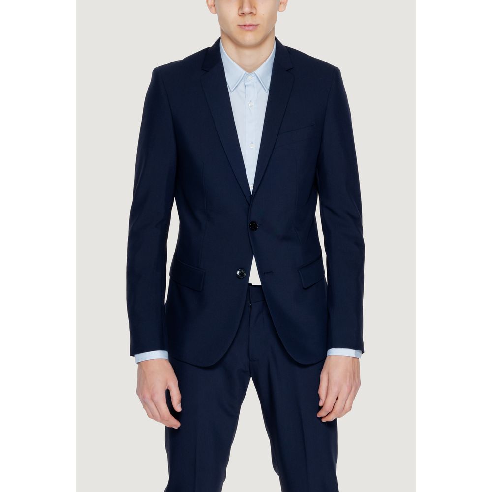 Antony Morato Blue Polyester Men's Suit