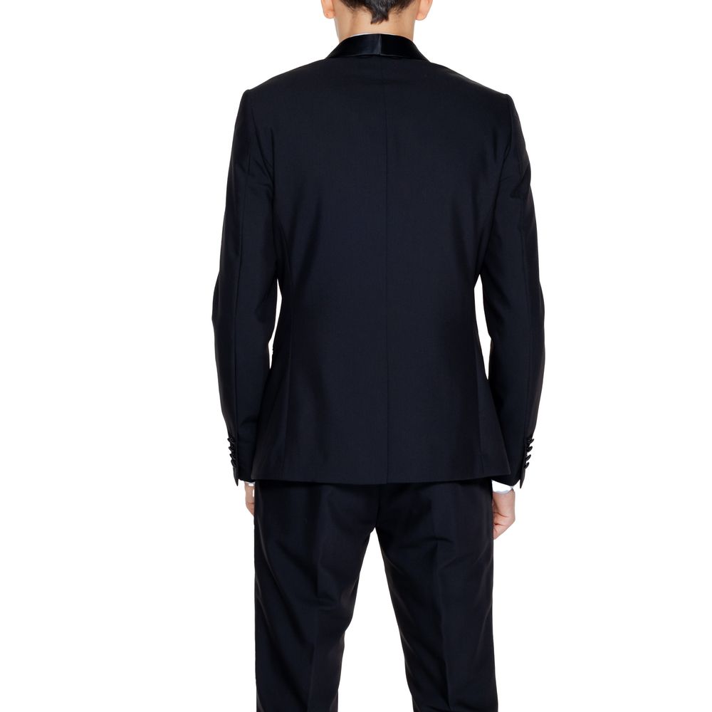 Antony Morato Black Polyester Men's Suit