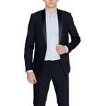 Antony Morato Black Polyester Men's Suit