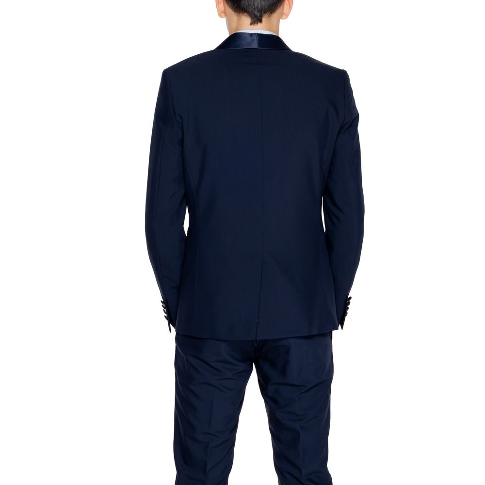 Antony Morato Blue Polyester Men's Suit