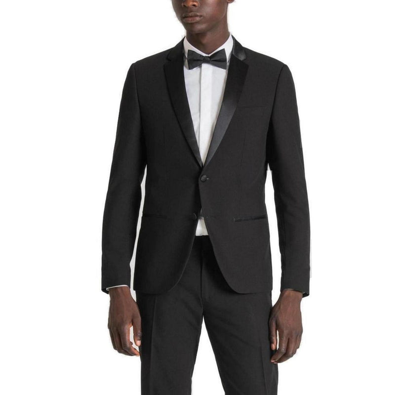 Antony Morato Black Polyester Men's Suit