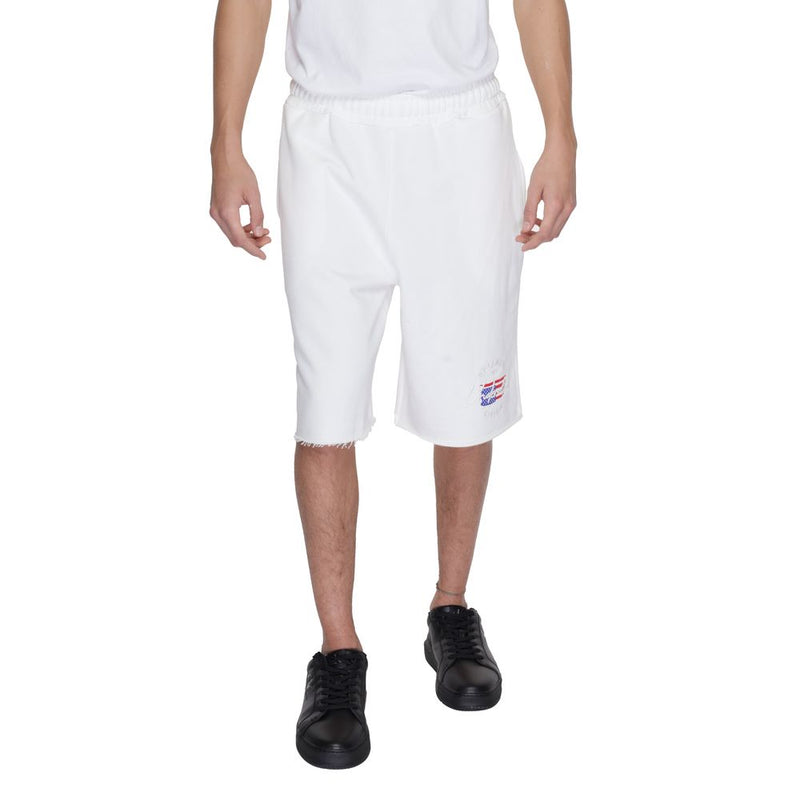 Underclub White Cotton Men's Short