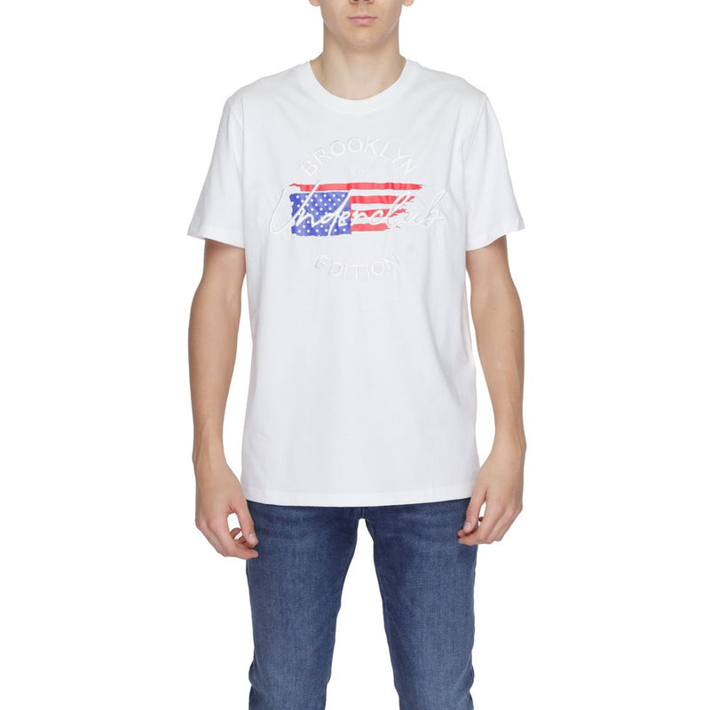 Underclub White Cotton Men's T-Shirt