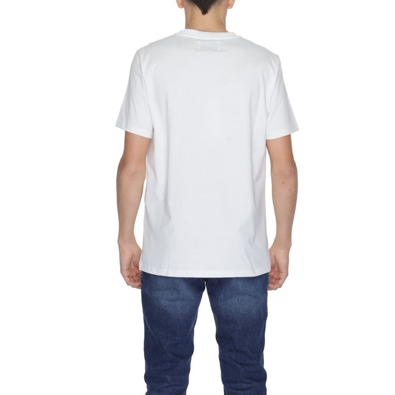 Underclub White Cotton Men's T-Shirt