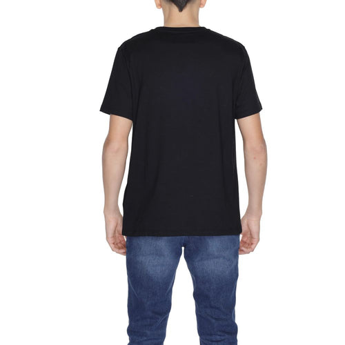 Underclub Black Cotton Men's T-Shirt