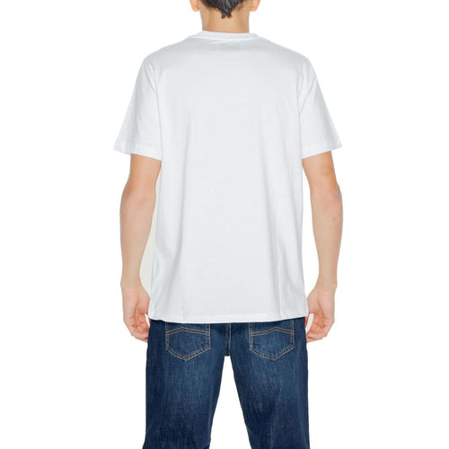 Underclub White Cotton Men's T-Shirt