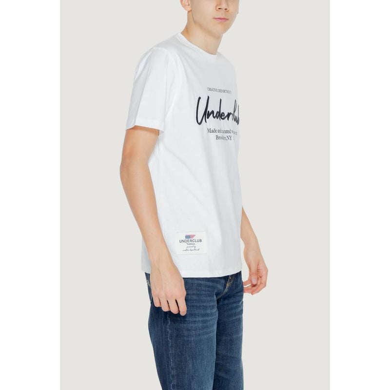 Underclub White Cotton Men's T-Shirt