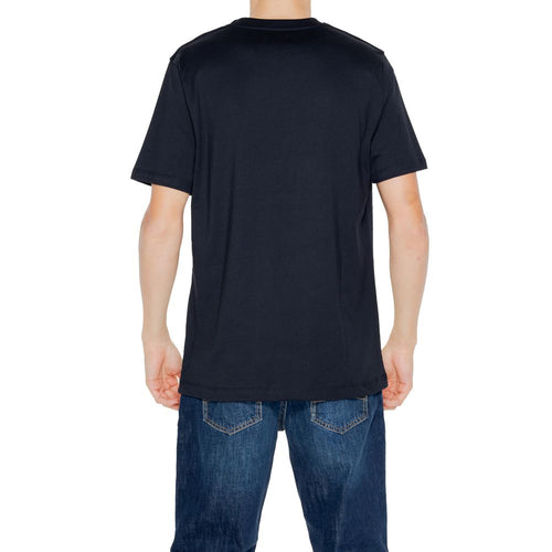 Underclub Black Cotton Men's T-Shirt