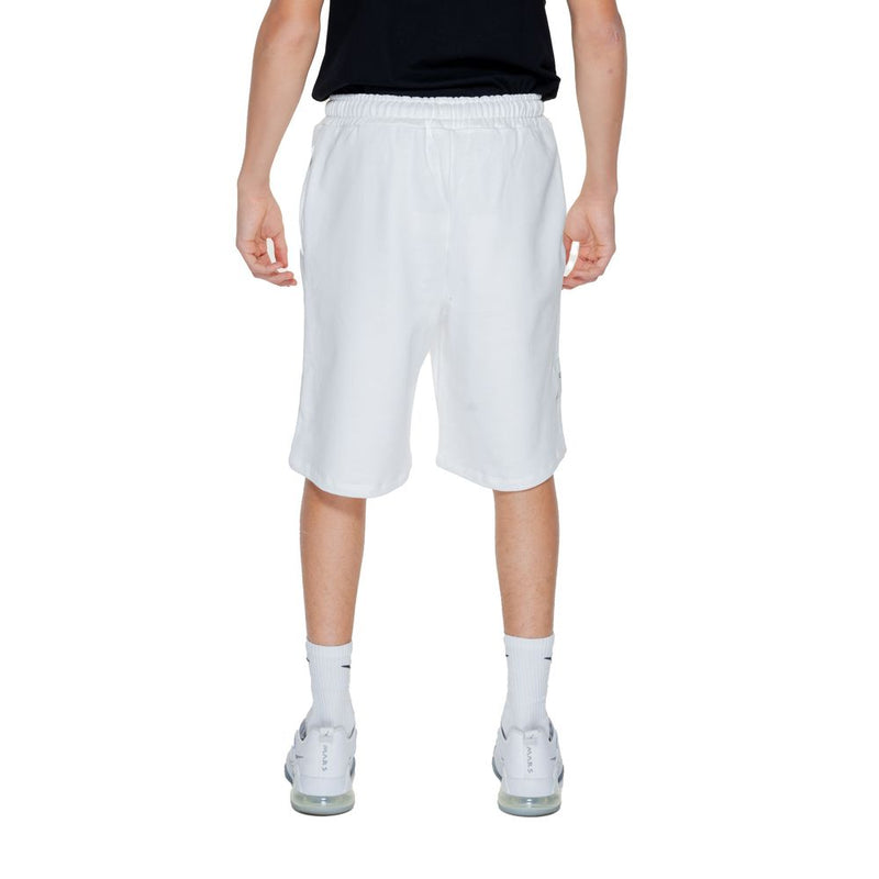 Underclub White Cotton Men's Short