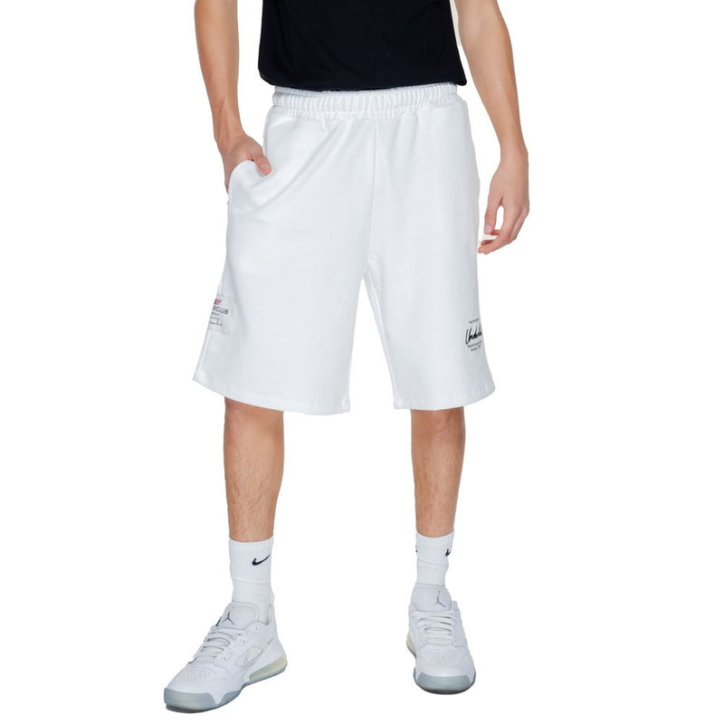 Underclub White Cotton Men's Short