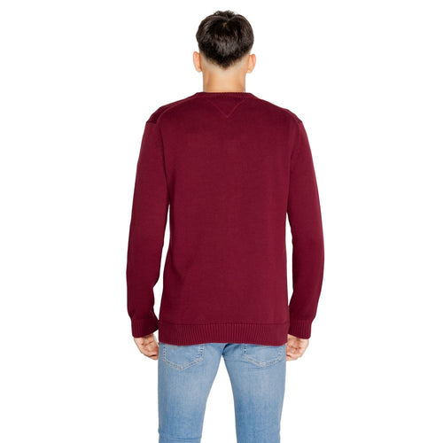 Tommy Hilfiger Jeans Bordeaux Organic Cotton Men's Sweater