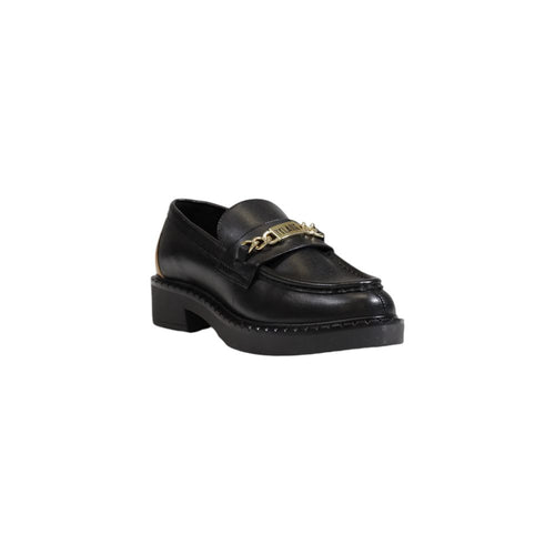 Alviero Martini Prima Classe Black Leather Flat Women's Shoe