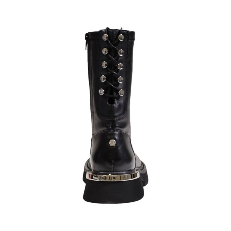 Cult Black Leather Women's Boot