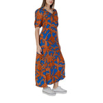 B.Young Blue Viscose Women's Dress