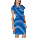 B.Young Blue Cotton Women's Dress