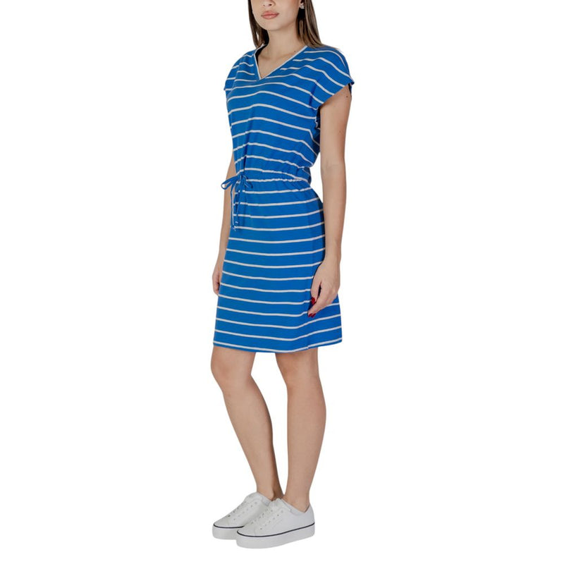 B.Young Blue Cotton Women's Dress